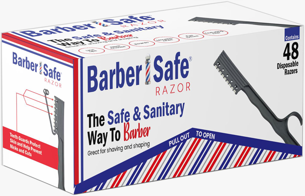 Barber Safe Razor Box